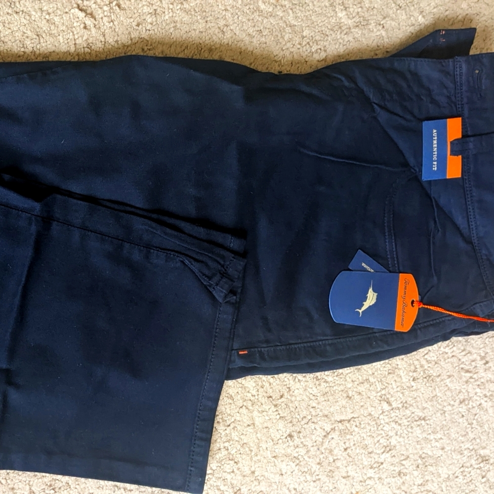 Navy blue straight leg authentic fit 35X30 mens pants